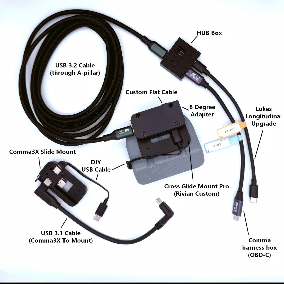 Rivian Vehicles Custom Quick-Release Mount